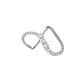 Anillo de Oro Blanco 18kt con Diamantes 95 Pts Totales SI/H Corte Brillante - By Danielle Costantini - Miniatura 2