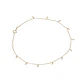 Pulsera de Oro 18kt Pulsera Tobillera Circon Colg - Miniatura 1