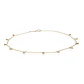 Pulsera de Oro 18kt Pulsera Tobillera Circon Colg - Miniatura 2
