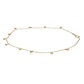 Pulsera de Oro 18kt Pulsera Tobillera Circon Colg - Miniatura 3