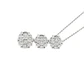 Collar de Oro Blanco 18kt con Diamantes 31 Pts Totales SI/H Corte Brillante 30137 - By Danielle Costantini - Miniatura 2