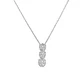 Collar de Oro Blanco 18kt con Diamantes 31 Pts Totales SI/H Corte Brillante 30137 - By Danielle Costantini - Miniatura 3