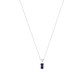 Cadena de Oro de 18kt con Zafiro central - Miniatura 2
