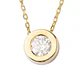 Collar de Oro 18kt con Diamantes de Punto de Luz 10 Pts Totales SI/H Corte Brillante - Miniatura 2