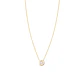Collar de Oro 18kt con Diamantes de Punto de Luz 10 Pts Totales SI/H Corte Brillante - Miniatura 3
