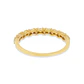 Anillo Compromiso de Oro 18Kt Dos Intercalado Circones - Miniatura 2