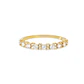 Anillo Compromiso de Oro 18Kt Dos Intercalado Circones - Miniatura 3