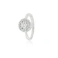 Anillo de Plata Esterlina 925 Doble Riel Circon - Miniatura 3