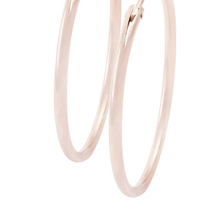 Aros Oro Miel 18kt Argolla 30mm