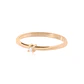 Anillo de compromiso Oro Rosado 18kt Modelo Mónaco Diamante Solitario de 6ptos - Miniatura 3