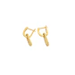 Aros de Oro 18kt con Diamantes 38 Puntos Totales Corte Brillante SI/H - By Danielle Costantini - Miniatura 3