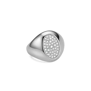 Anillo de Oro 18kt con Diamantes 47 Pts Totales SI/H Corte Brillante - By Danielle Costantini