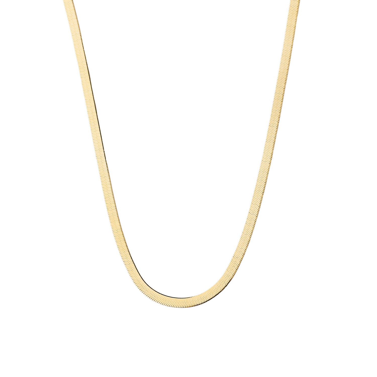 Collar de Oro 18kt Modelo Plano 1 3