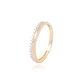 Anillo Compromiso de Oro 18Kt Tiara Circón - Miniatura 1