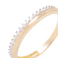 Anillo Compromiso de Oro 18Kt Tiara Circón - Miniatura 2