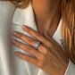 Anillo Oro Blanco 18kt Modelo Bleu 22 Diamantes 2pts - Miniatura 3