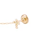 Piercing de Oro de 9kt Circón y cruz con colgante - Miniatura 2
