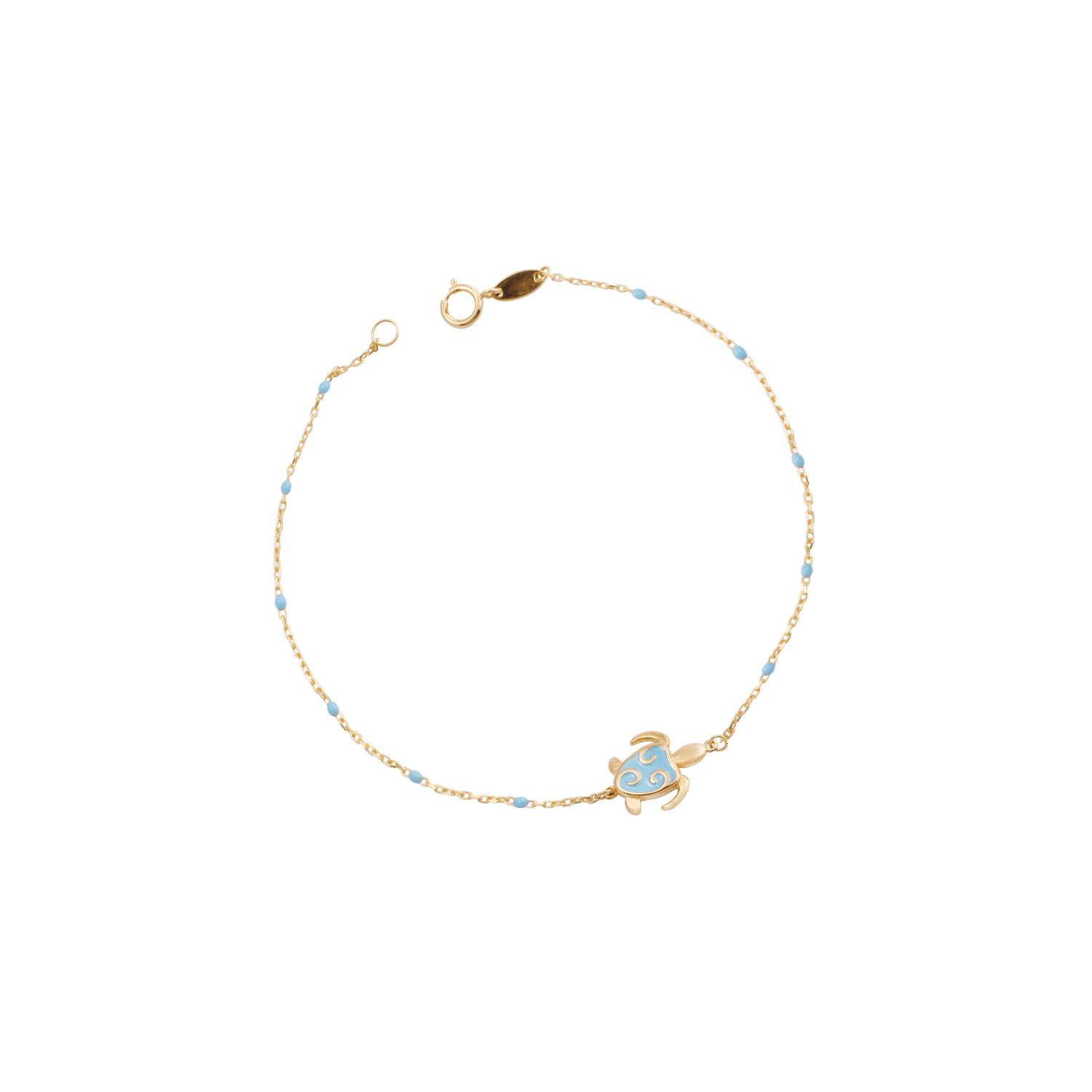 Pulsera de Oro 18kt Tortuga Celestial 1