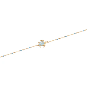 Pulsera de Oro 18kt Tortuga Celestial