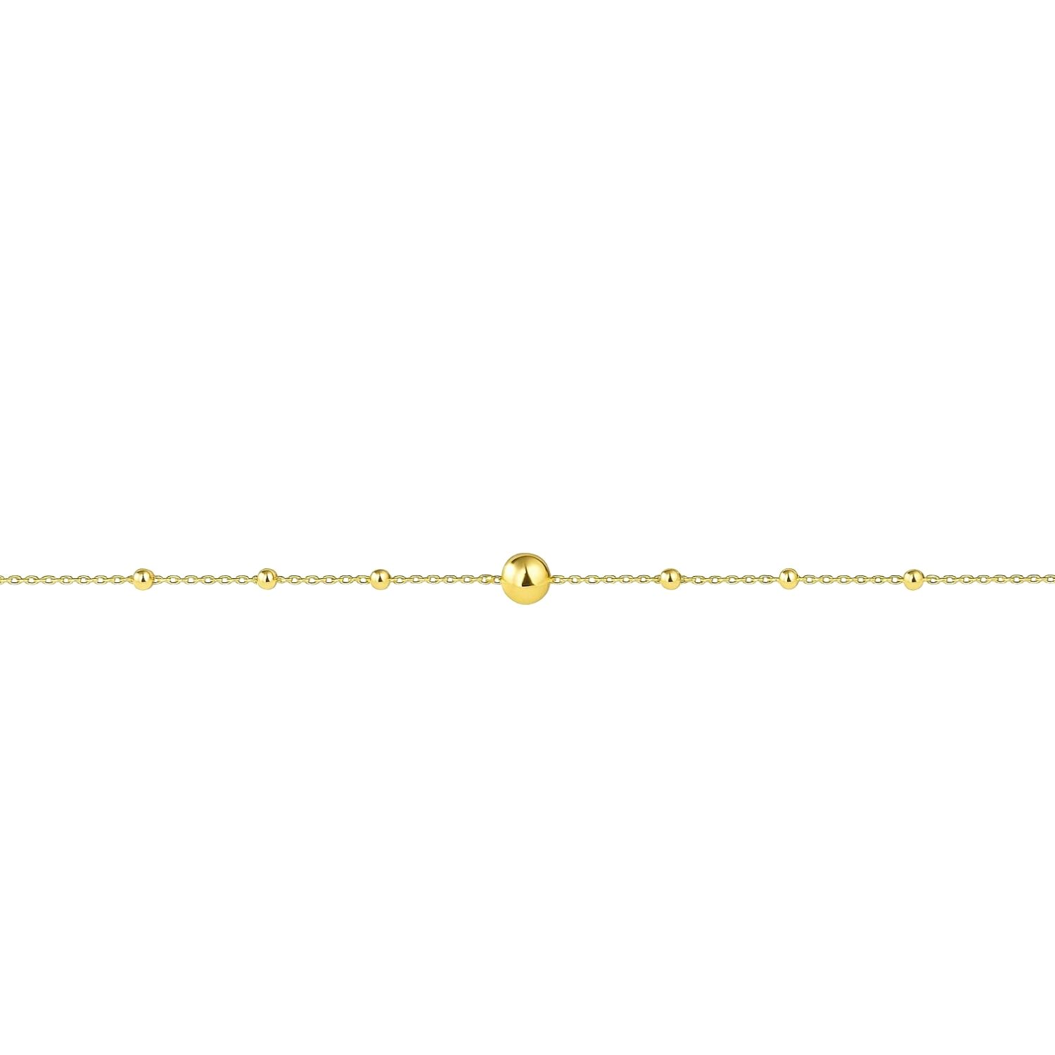 Pulsera Oro Amarillo 18kt Bolitas 2