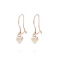 Aros Oro Miel 18kt Colgante Corazón Pequeño - Miniatura 1