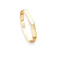 Argolla Matrimonio Ilusión de Oro Amarillo 18kt Ingles Verona de 2,0mm - Miniatura 3