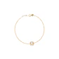 Pulsera de Oro 18kt Circonitas centrales - Miniatura 1