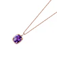 Collar de Oro 18kt con Diamantes Amatista - Miniatura 1