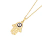 Collar de Oro 18kt Mano de Fatima - Miniatura 1