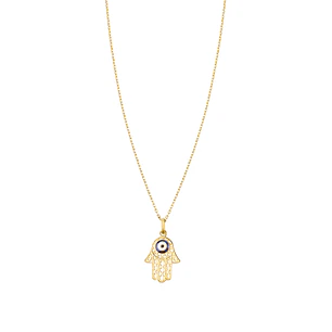Collar de Oro 18kt Mano de Fatima