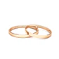 Par Argollas Matrimonio de Oro Miel 18kt Tubo Siena de 2,0mm - Miniatura 3