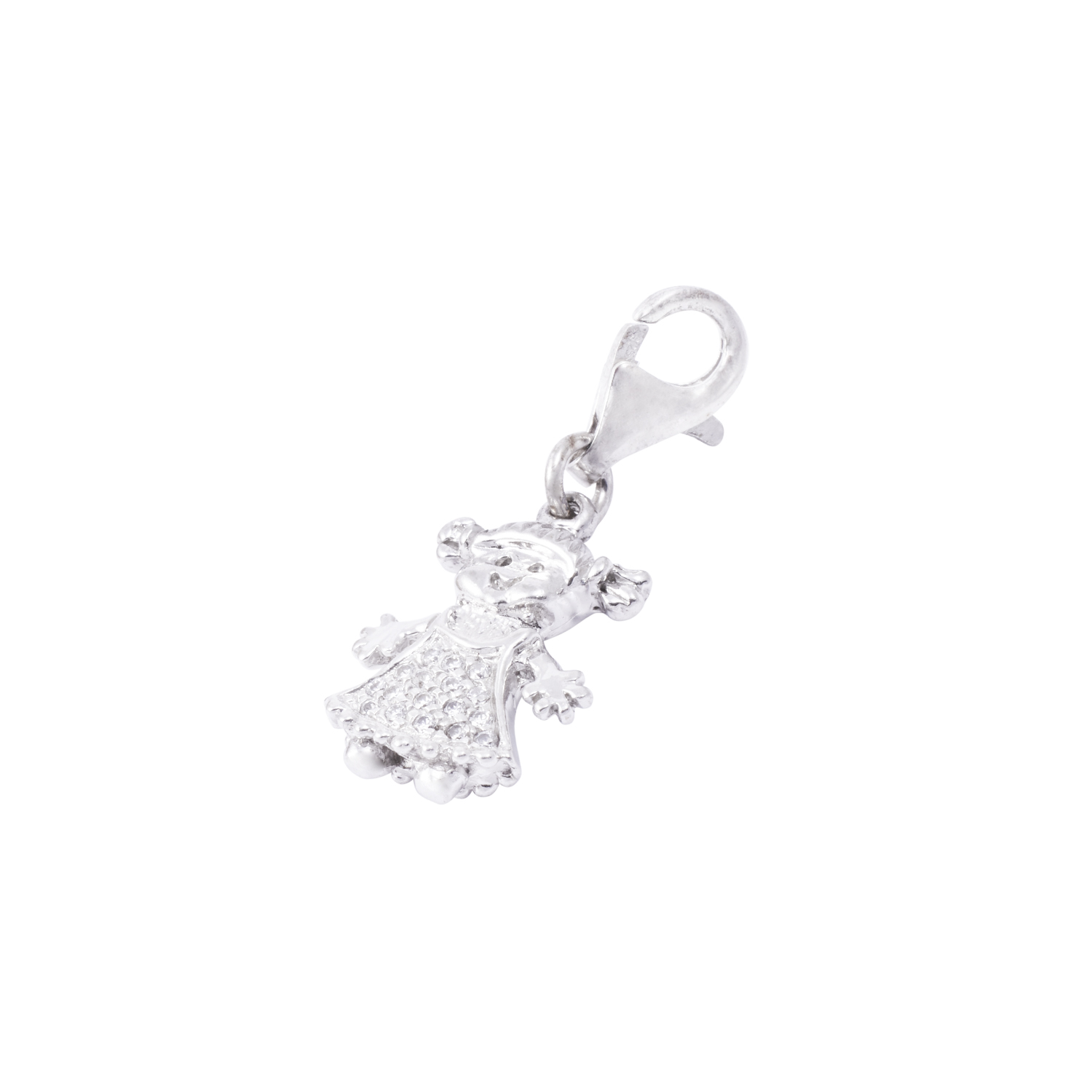 Colgante de Plata Esterlina 925 Niña Circonita 1