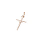 Colgante Oro Miel 18kt Cruz Cristo 15x26 - Miniatura 1