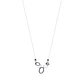 Collar Oro Blanco 18kt Óvalos Diamantes 52 Pts - Miniatura 3