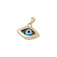 Colgante de Oro 18kt Ojo Turco Circón - Miniatura 1