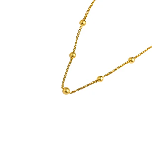 Collar Oro Amarillo 18kt Destellos