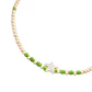 Pulsera de Plata Esterlina 925 Estrella verde Bañado en Oro 14kt - Miniatura 2