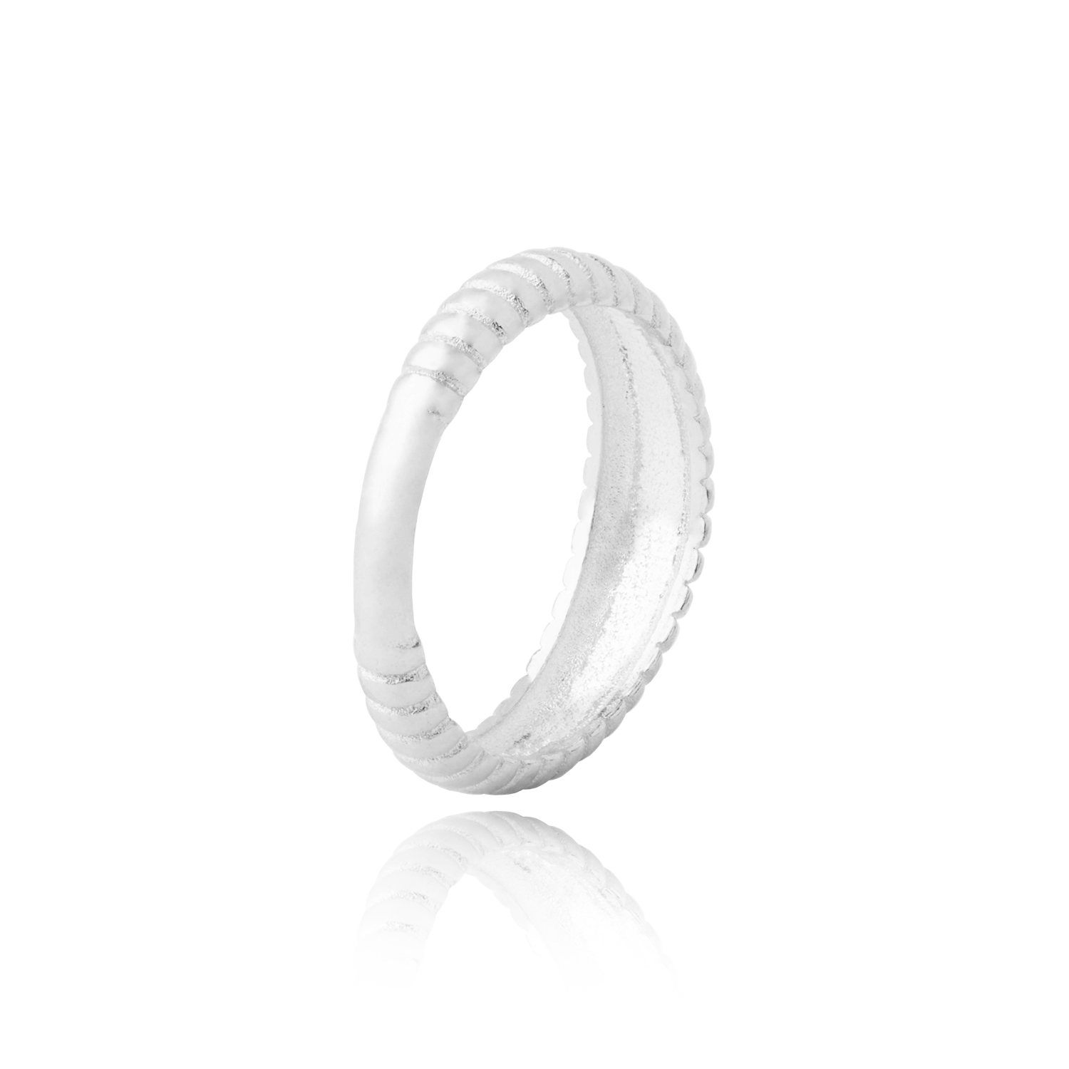 Anillo de Plata Esterlina 925 Relieve 3