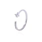 Anillo de Plata Esterlina Abierto Con Circones - Miniatura 1