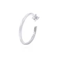 Anillo de Plata Esterlina Abierto Con Circones - Miniatura 3