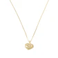 Colgante de Oro 18kt Corazon Globo Calado - Miniatura 2