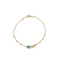 Pulsera de Oro 18Kt  Infinito mas Ojo Turco - Miniatura 1