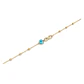 Pulsera de Oro 18Kt  Infinito mas Ojo Turco - Miniatura 3