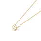 Collar de Oro 18kt con Diamantes de Punto de Luz 8 Pts Totales Corte Brillante SI/H - Miniatura 1