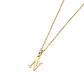 Colgante Inicial N Esencial Oro Miel 18kt - Miniatura 3