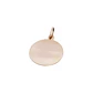 Colgante Oro Miel 18kt Disco Labrado 20mm - Miniatura 2