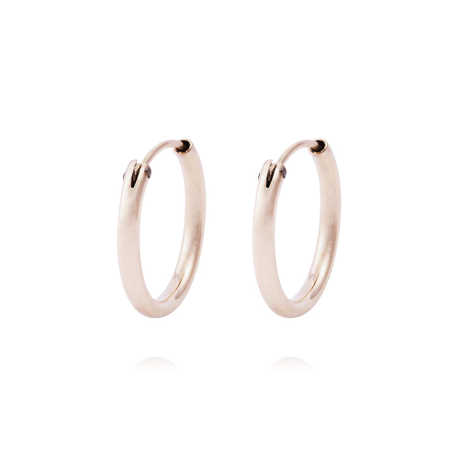 Aros Oro Miel de 18kt Argolla 1