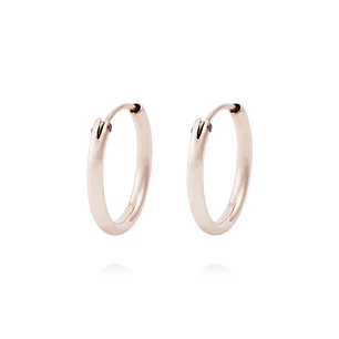 Aros Oro Miel de 18kt Argolla
