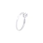 Anillo Oro Blanco 18kt Solitario Circonita 4MM - Miniatura 1