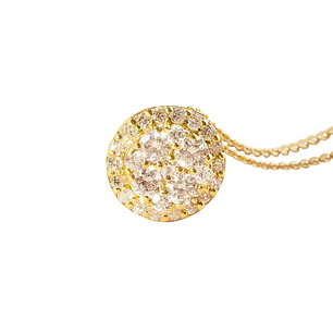 Collar de Oro 18kt con Diamantes 23 Pts Totales SI/H Corte Brillante - By Danielle Costantini